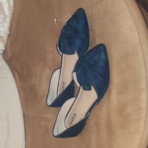 Torrid Green and Navy Plaid Flats 11W